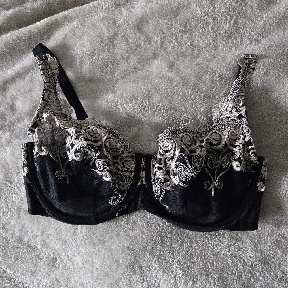 Soma 34DD Black Lace Bra